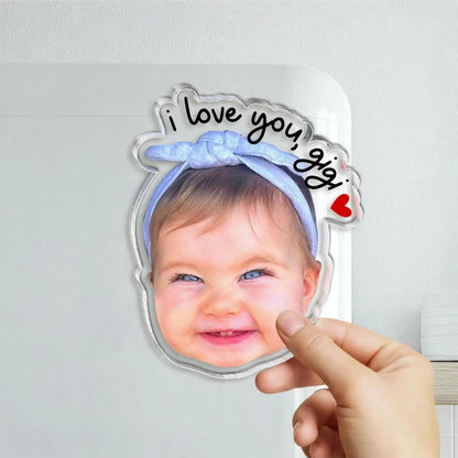 Personalized Baby Face Photo Magnet | Custom Photo Fridge Magnet | Mother's Day Gifts 684922