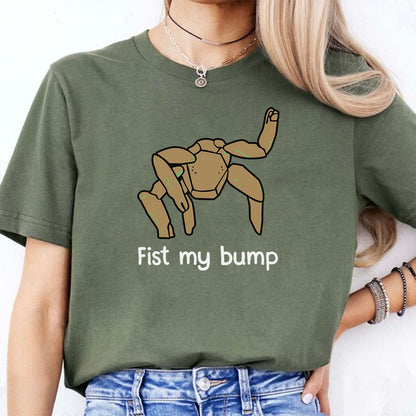 Fist My Bump Rocky Alien Dark Shirt, Funny Rocky Alien Friendship Tee, Project Hail Mary Inspired Shirt 685720