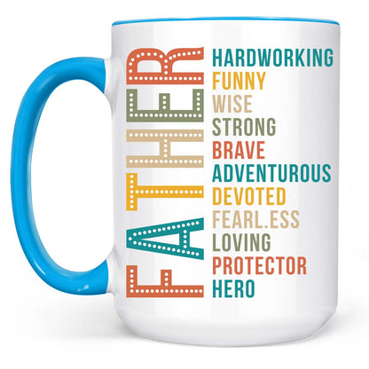 Best Dad Ever Mug | Father’s Day Coffee Cup for Men, Coffee Cup for Proud Dad, Funny Gift for Husband 682243