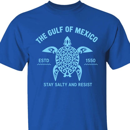 Gulf of Mexico Stay Salty Resistance Shirt, Resist Shirt, 8647 Anti Trump Shirt, Democrat Shirt, Democrat Gift Shirt - 682168