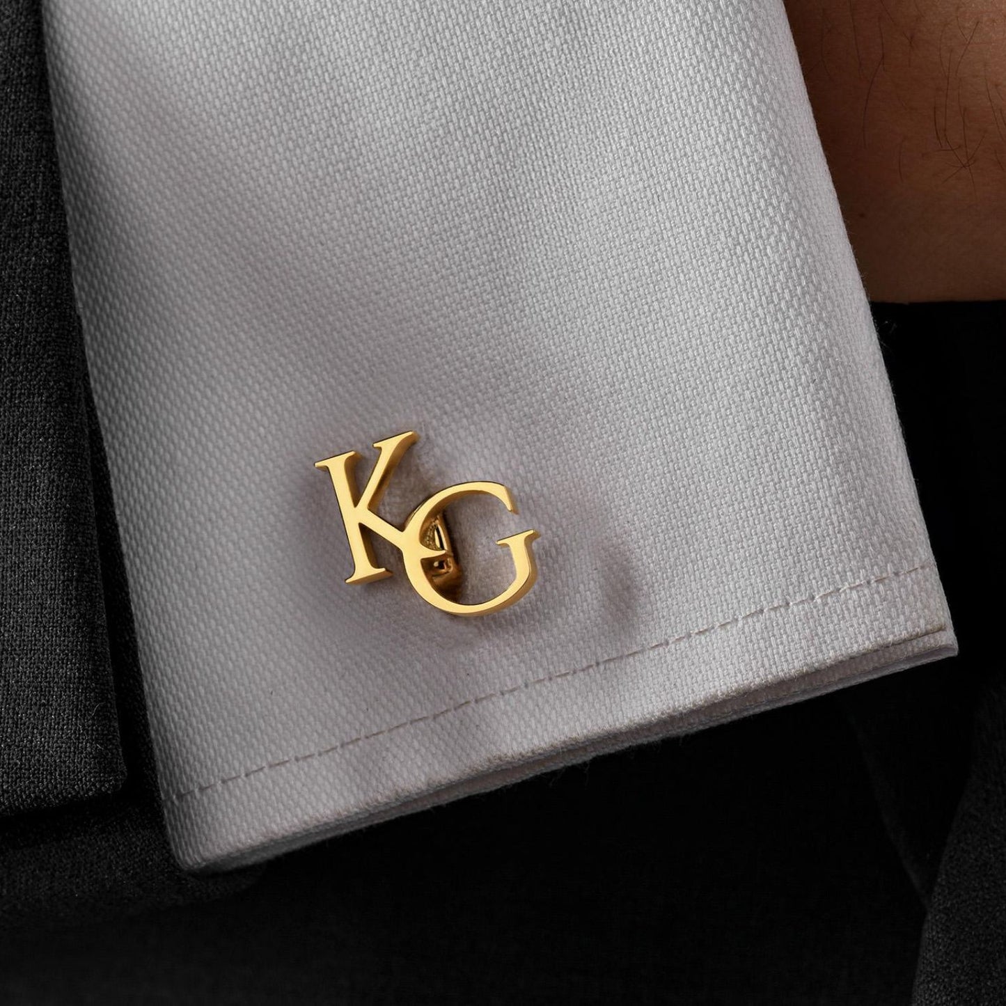 Custom Groomsmen Cufflinks | Personalized Cufflinks | Initial Cufflinks For Men | Gift For Man 684777
