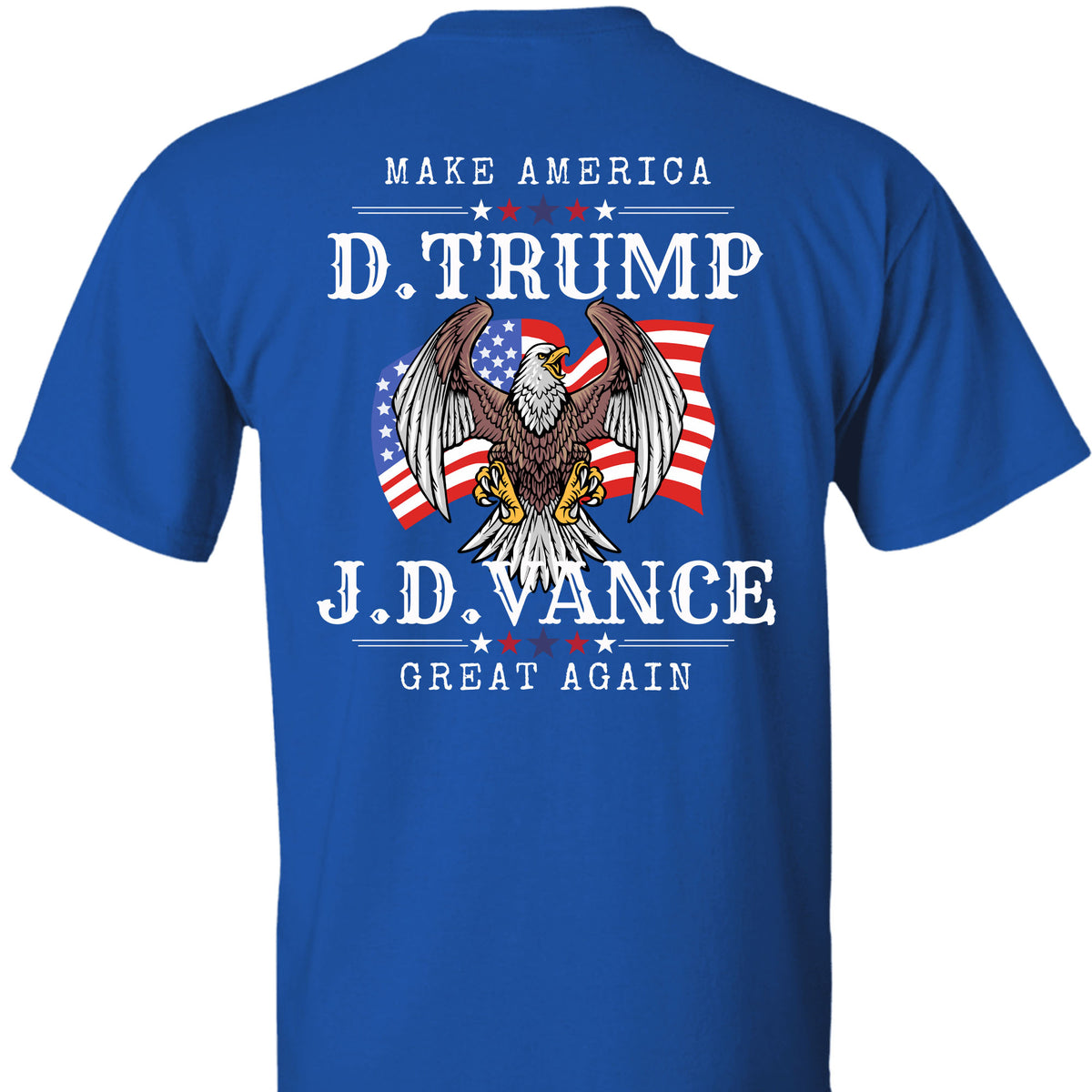 Trump Vance Make America Great Again Shirt | JD Vance Shirt | Election 2024 Shirt | Trump Supporters Backside Shirt Dark T1390 - GOP