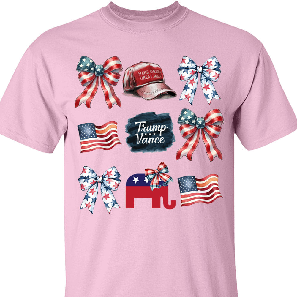 Coquette Trump Sweatshirt, Trump Presidential Trump MAGA Sweatshirt, Trump Supporters 2024 Ugly Sweatshirt T1663 - GOP