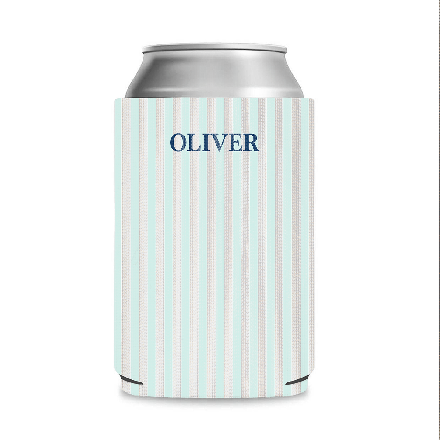 Personalized Monogrammed Can Cooler, Custom Name Can Sleeve, Summer Party Favor, Beach Trip Gift 685543