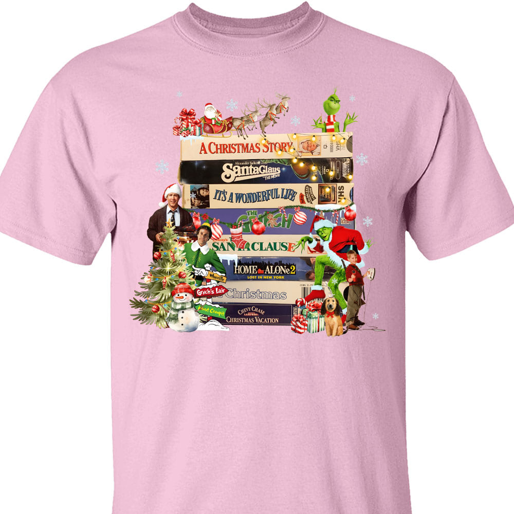 Christmas Movies Shirt, 90s Style Christmas Sweater, Green Christmas Sweatshirt T1652