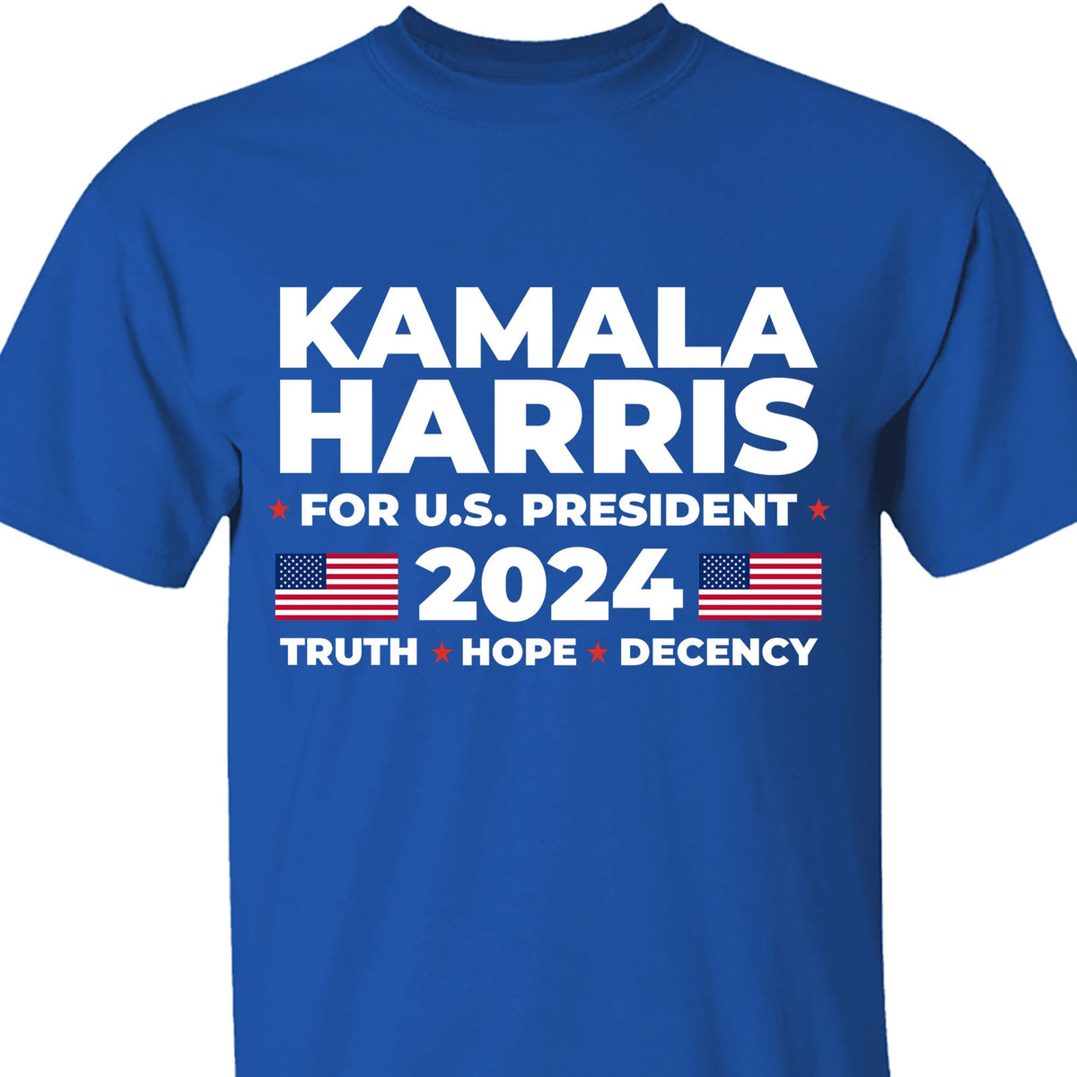 Kamala Harris Truth Hope Decency Shirt | Kamala Harris 2024 Shirt | Democrat Shirt Dark T1447 - KH2