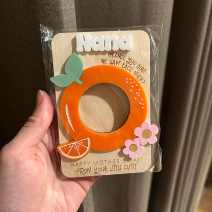 You Make Us Happy Magnet | Personalized Photo Magnet | Mother's Day Fridge Photo Magnet 684677