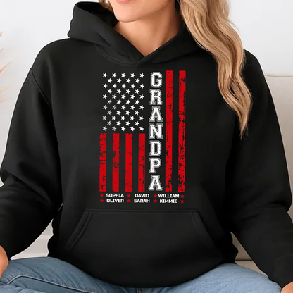 Personalized America 250th Anniversary Dark Shirt, Patriotic USA Flag Tee, Independence Day Shirt 685326