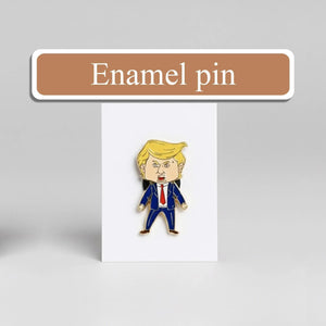 Trump Happy Face Enamel Pin, Funny Trump Meme Pin, Happy Face Trump Enamel Pin, Trump Supporter Gifts 684157