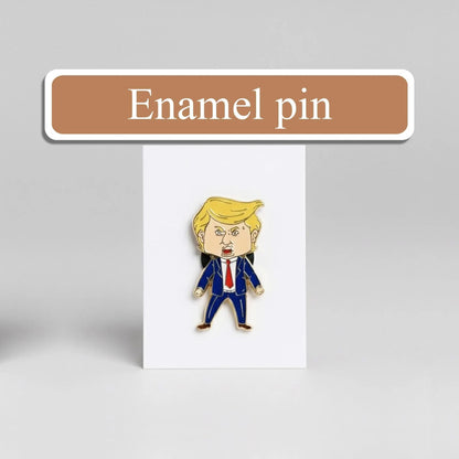 Trump Happy Face Enamel Pin, Funny Trump Meme Pin, Happy Face Trump Enamel Pin, Trump Supporter Gifts 684157
