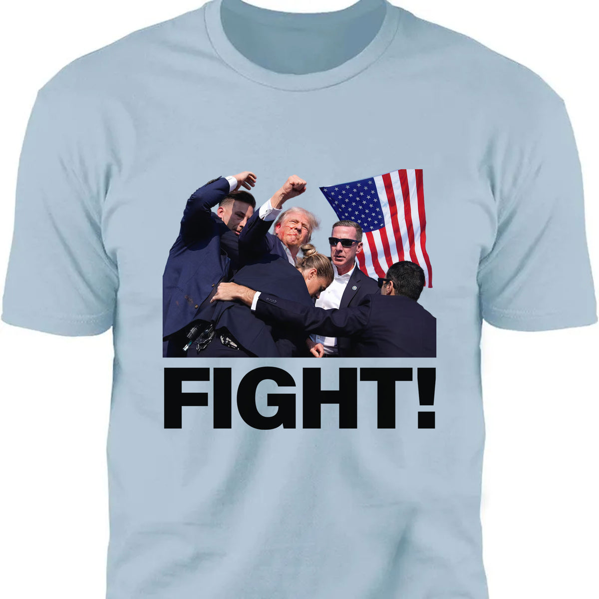 Fight | Trump Fight Shirt | Donald Trump Shirt Bright T1124- GOP