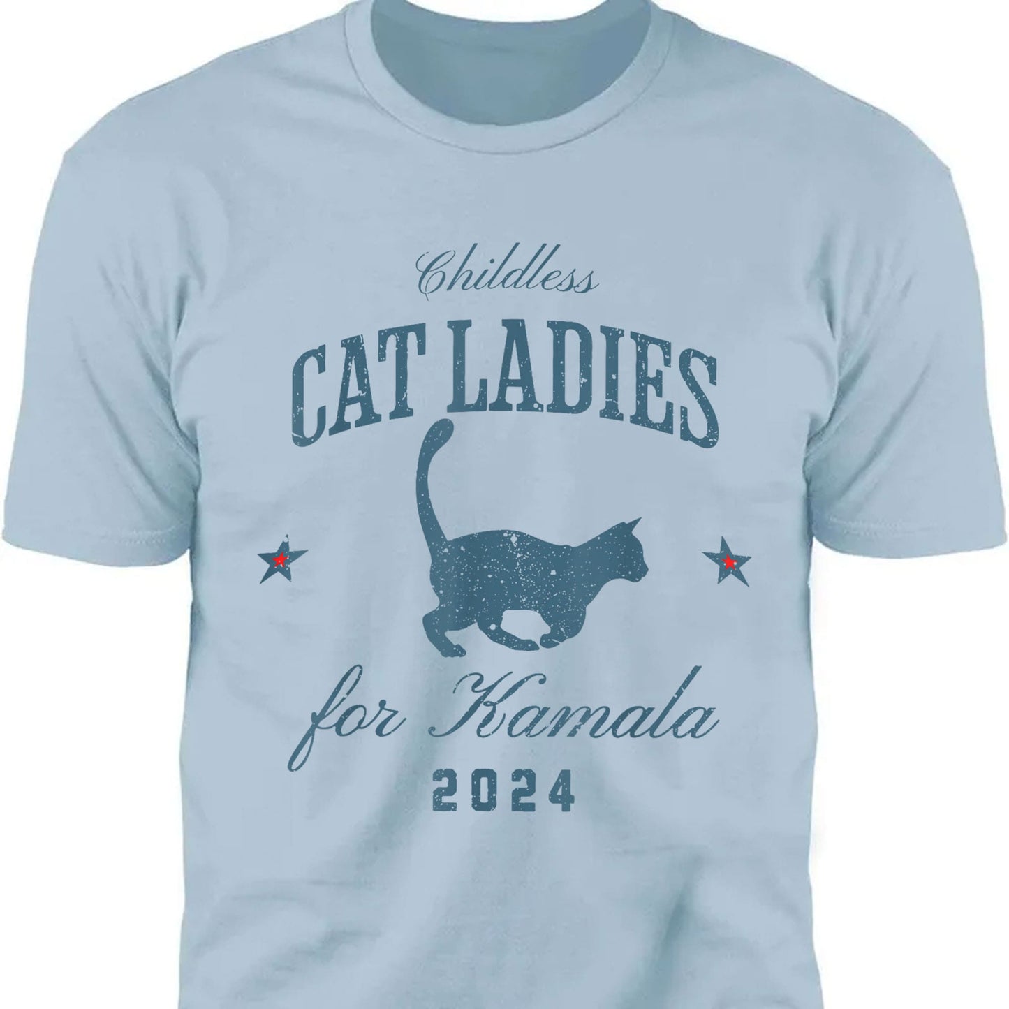Childless Cat Ladies For Kamala Shirt | Kamala Harris 2024 Shirt | Democrat Shirt Bright T1236 - KH2