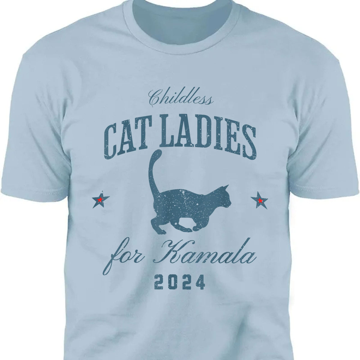Childless Cat Ladies For Kamala Shirt | Kamala Harris 2024 Shirt | Democrat Shirt Bright T1236 - KH2