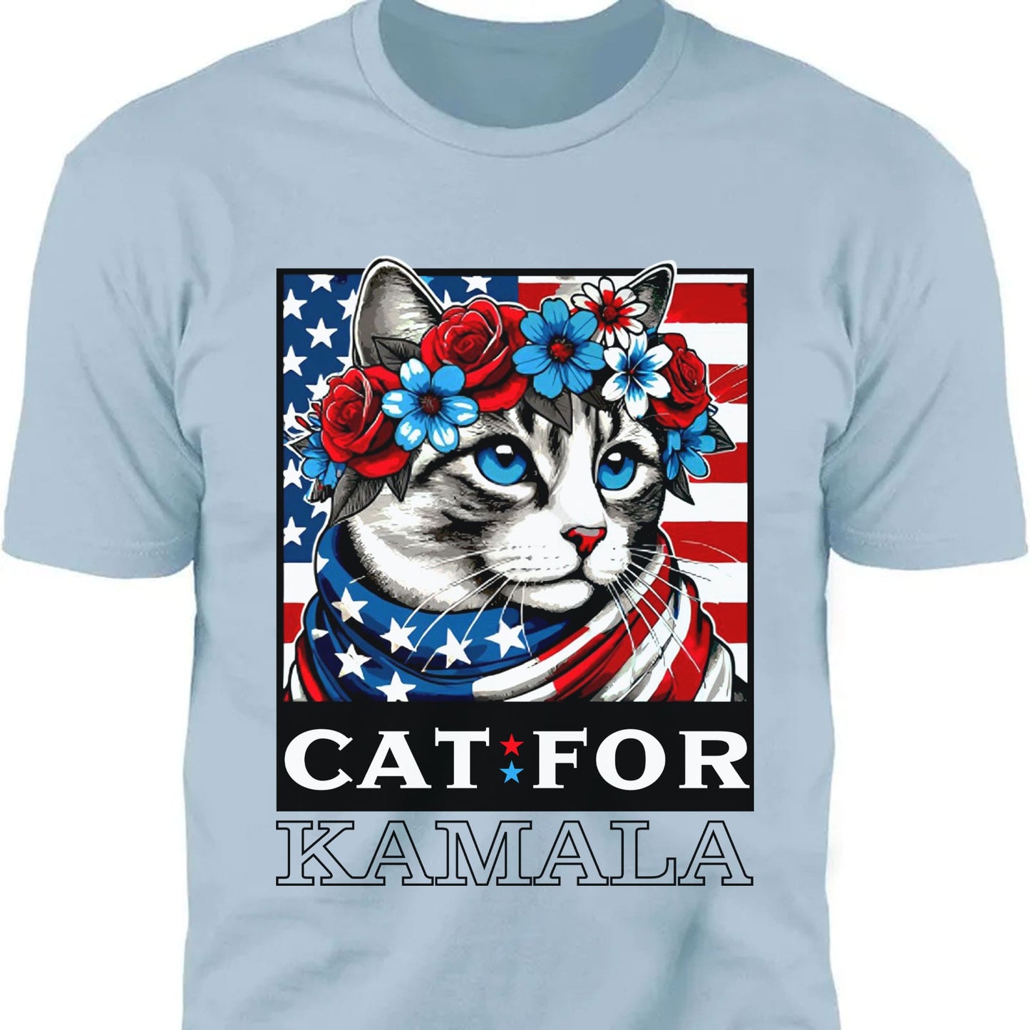 Cats For Kamala Shirt | Kamala Harris 2024 President Shirt | Democrat Shirt Bright T1478 - KH2