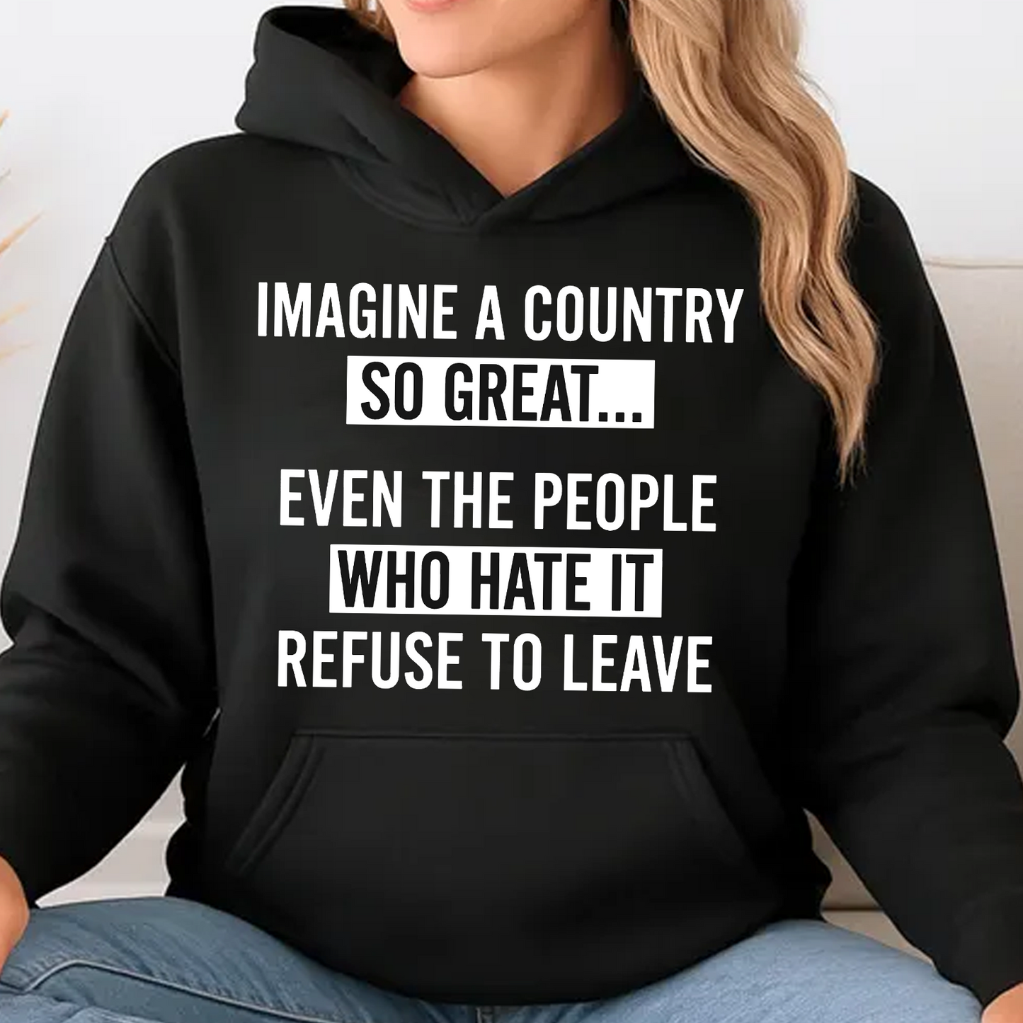 Even The People Who Hate It Refuse To Leave Dark Shirt, Cool Gift For Patriotic American 685643