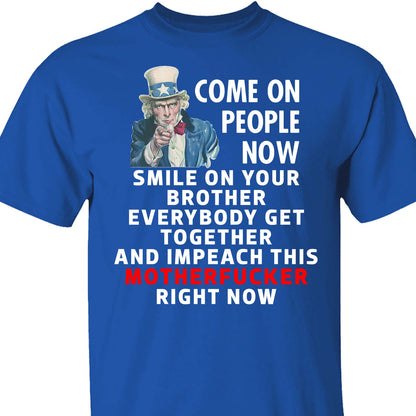 Impeach Trump Now Shirt - 8647 Anti Trump Shirt, FDT Political Dark Shirt For Democrats And Anti MAGA Activists 682211