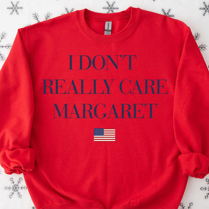 I Don't Really Care Margaret Shirt, Funny Minimalist JD Vance Shirt, JD Vance Sweatshirt 682011 - GOP