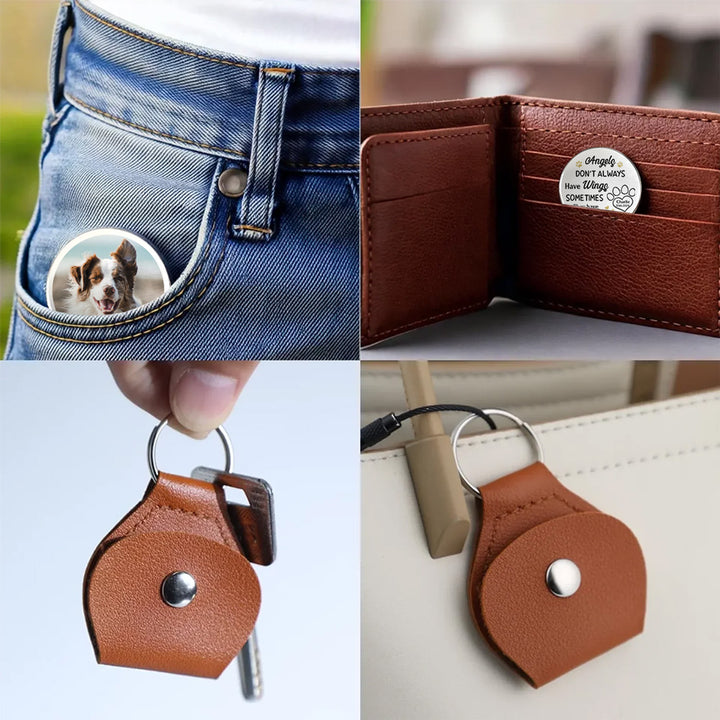 Custom Photo I Loved You Whole Life Pocket Hug Coin | Memorial Keepsake Gift For Pet Lover 686491 WFD
