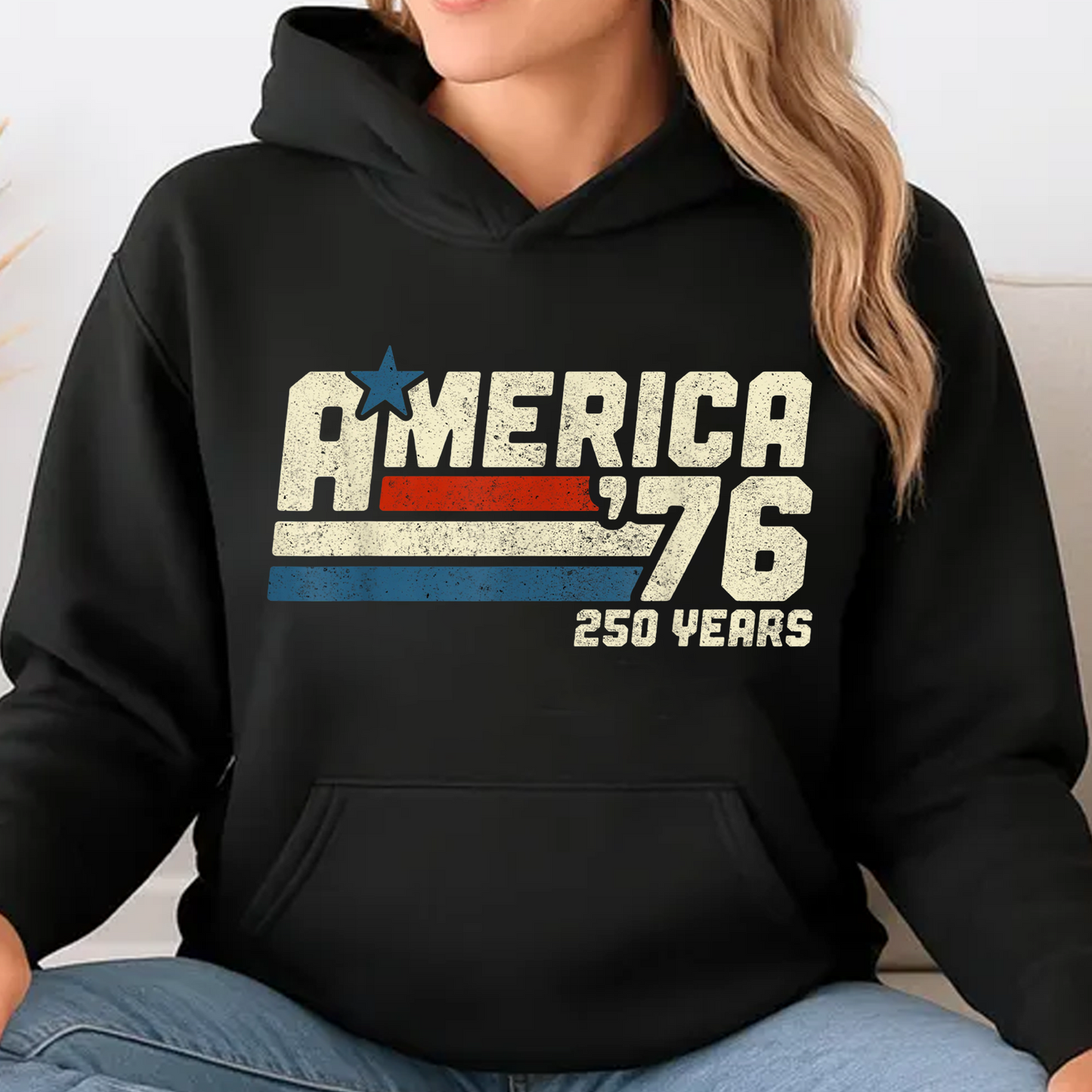 America 76 250 Years Retro Vintage Shirt, USA 250th Anniversary Shirt, Patriotic 4th Of July Gift 685199
