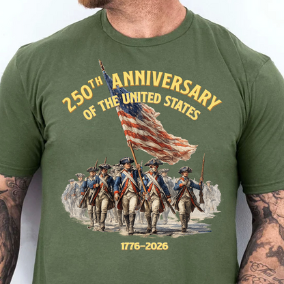 250th Anniversary Of The United States Dark Shirt | Patriotic Tee 684485