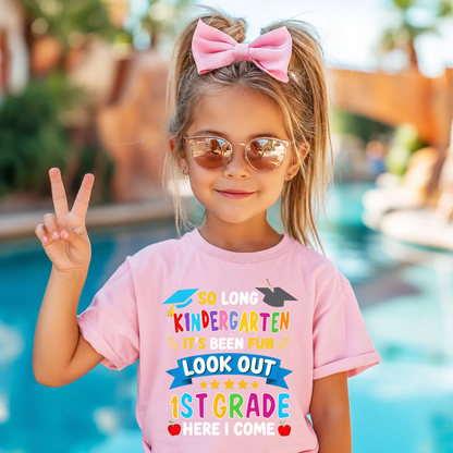 Look Out Here I Come Kids Shirt, Personalized Back To School Tee, First Day Of School Toddler Shirt 685489