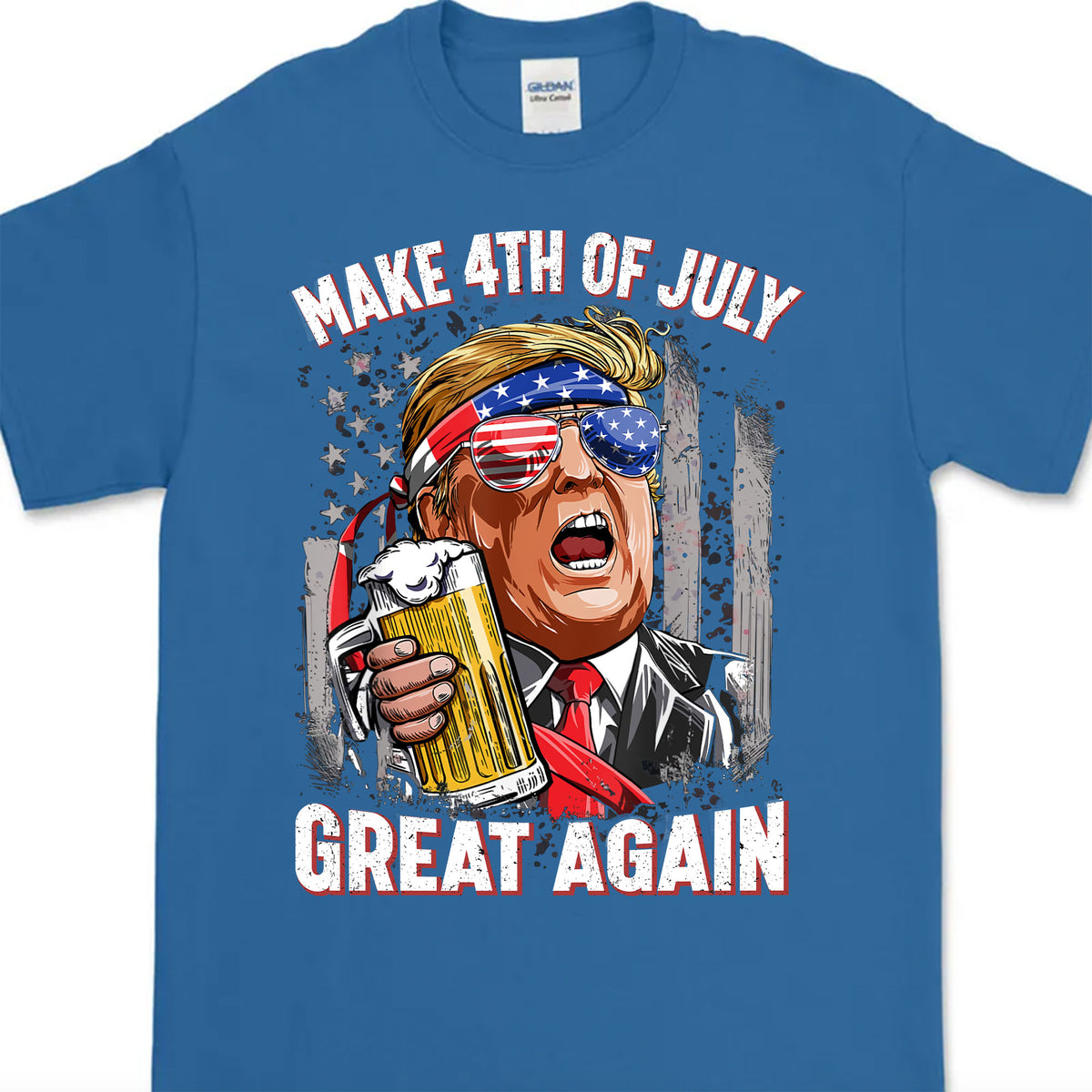 4th Of July Unisex Shirt | Trump 2024 Great Maga Shirt | Independence Day Shirt Dark C1054 - GOP