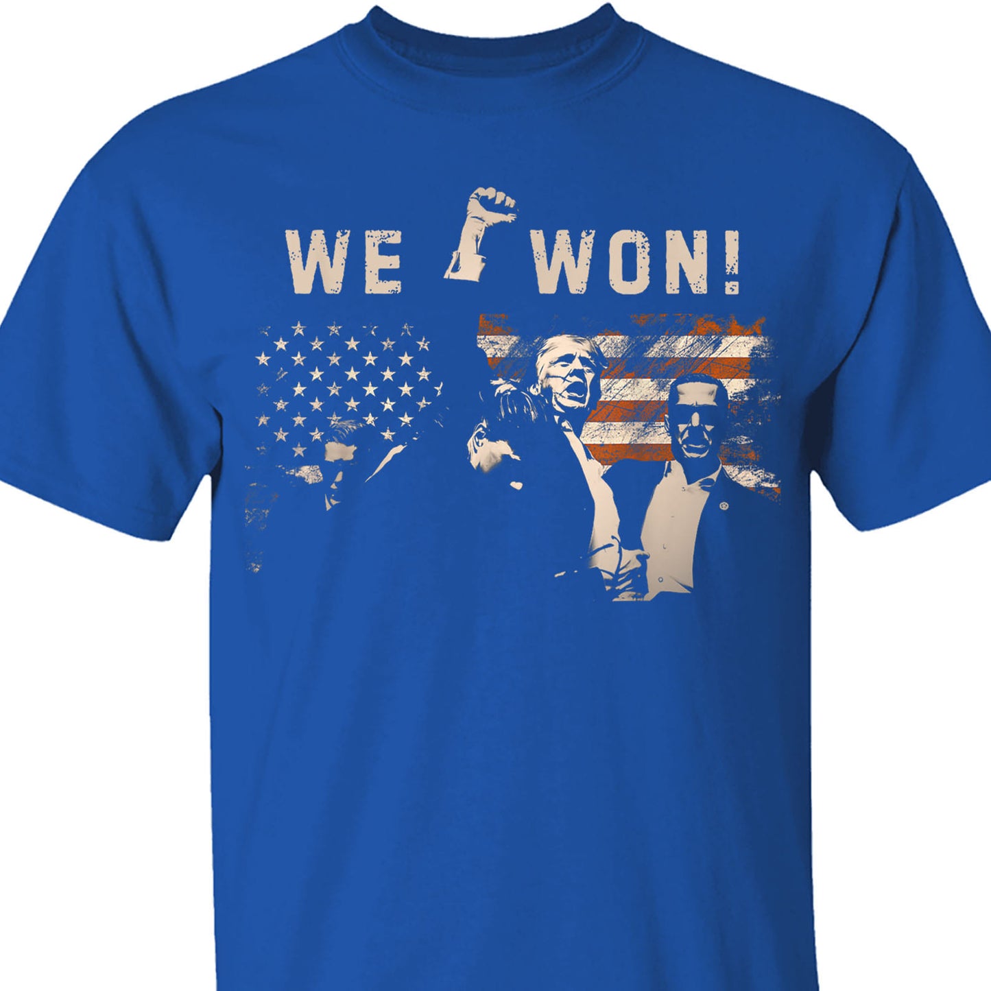 Trump We Won, Wins Inauguration 47 Shirt, US President 2025 Election Shirt Dark T1699 - GOP
