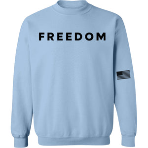 Freedom Charlie Kirk Memorial Sweatshirt | Charlie Kirk Sleeve Left Print Sweatshirt | Patriotic Tribute Sweater 683018