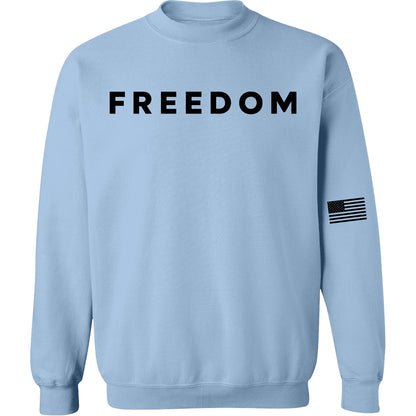 Freedom Charlie Kirk Memorial Sweatshirt | Charlie Kirk Sleeve Left Print Sweatshirt | Patriotic Tribute Sweater 683018