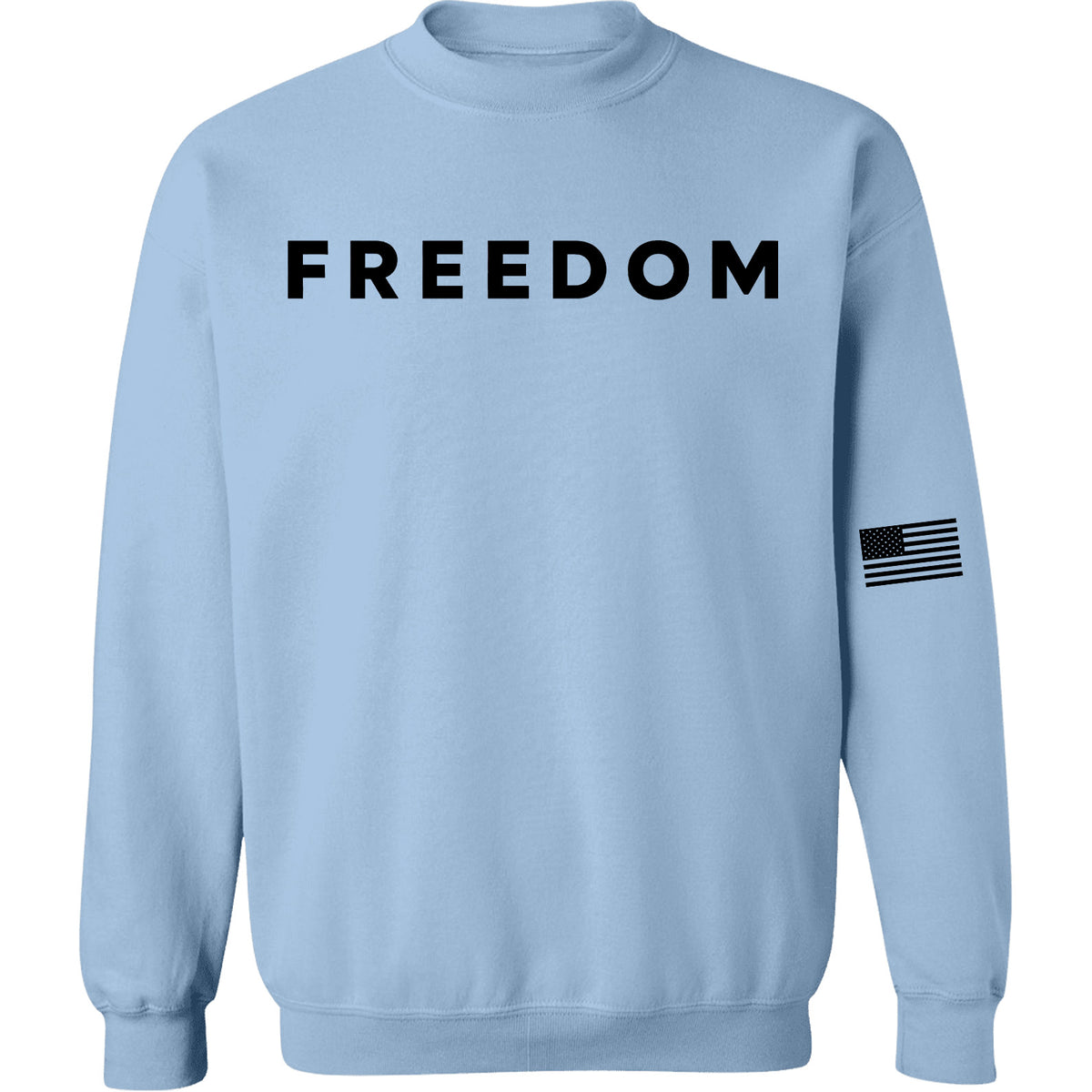 Freedom Charlie Kirk Memorial Sweatshirt | Charlie Kirk Sleeve Left Print Sweatshirt | Patriotic Tribute Sweater 683018