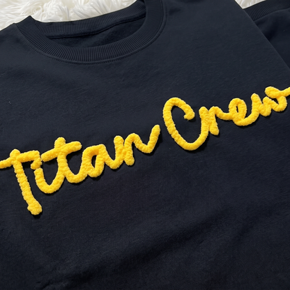 Custom Mascot Embroidered Sweater, Personalized Team Name Football Tee, High School Football Gift 686099 WFD