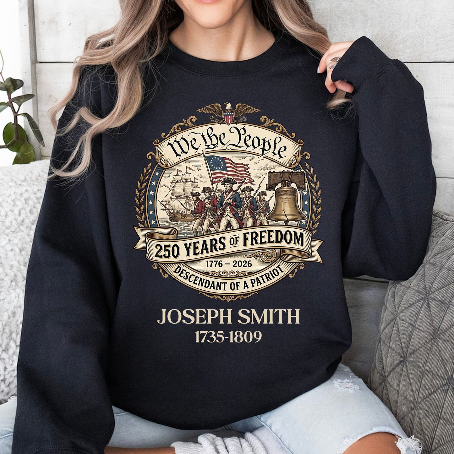 Custom We The People Dark Shirt | Revolutionary War Ancestor Tee, Patriotic Tee 684480