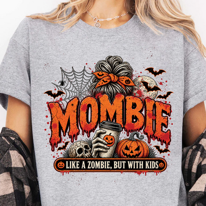 Like A Zombie But With Kids Bright Sweater | Spooky Mombie Tee | Vintage Halloween Shirt 686348