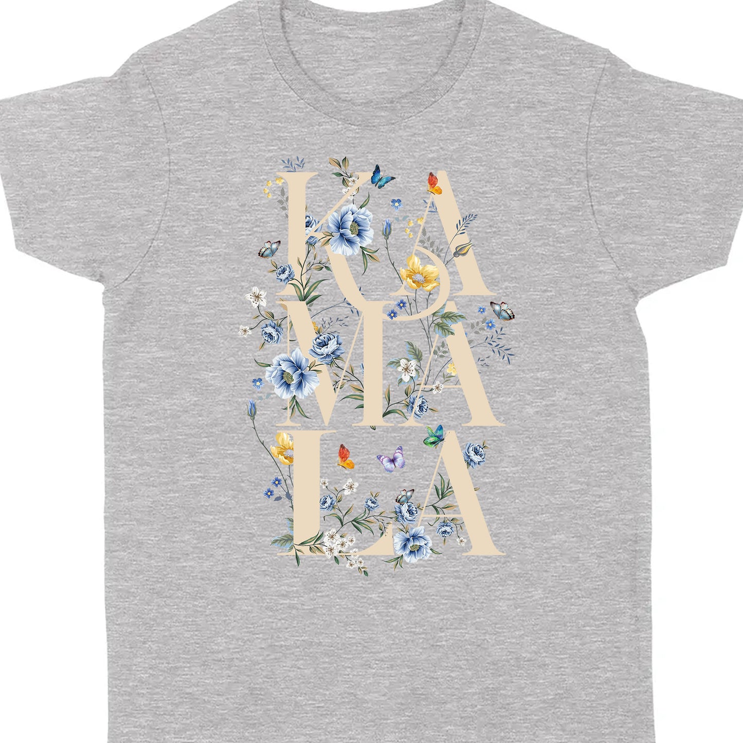 Botanical Kamala Shirt | Artsy Floral Politics Tee | Vote for Kamala | Madam President | Kamala Harris 2024 Shirt K1508 - KH2