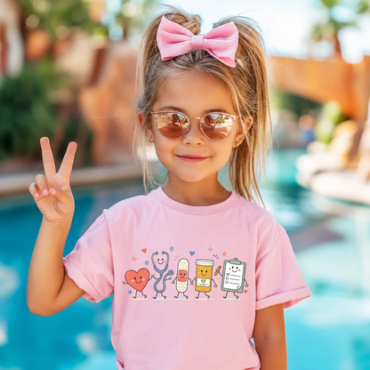 Cute Medical Friends Kids Shirt, Future Doctor Graphic Tee, Back To School & Labour Day Gift 685770
