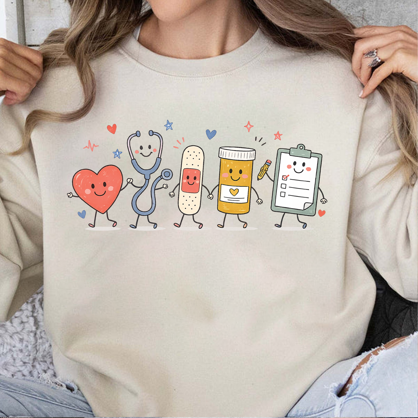 Cute Medical Friends Shirt, Future Doctor Graphic Tee, Back To School & Labour Day Gift 685770