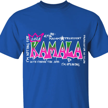 Kamala Graffiti Shirt | Kamala Harris 2024 Shirt | Democrat Shirt Dark T1242 - KH2