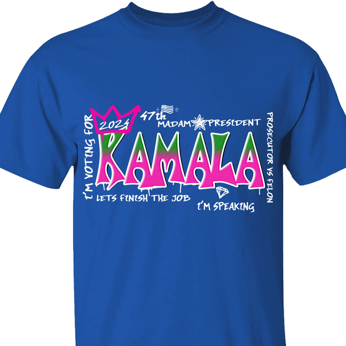 Kamala Graffiti Shirt | Kamala Harris 2024 Shirt | Democrat Shirt Dark T1242 - KH2