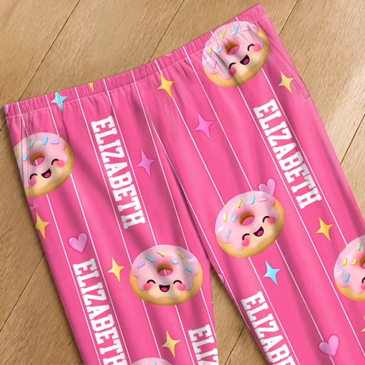 Personalized Squishy Treat Pajama Pants, Custom Name Lounge Pants, Gift For Girl 686670 WFD