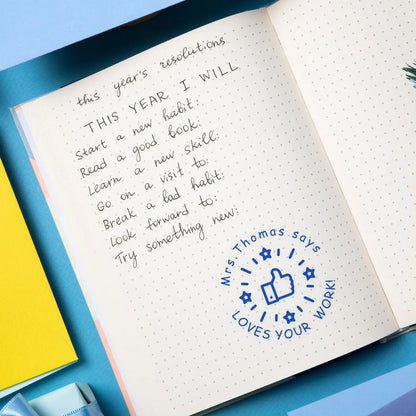 Personalized Teacher Stamp | Custom Classroom Stamp | Encouragement Comments | Teacher’s Day Grading Gift