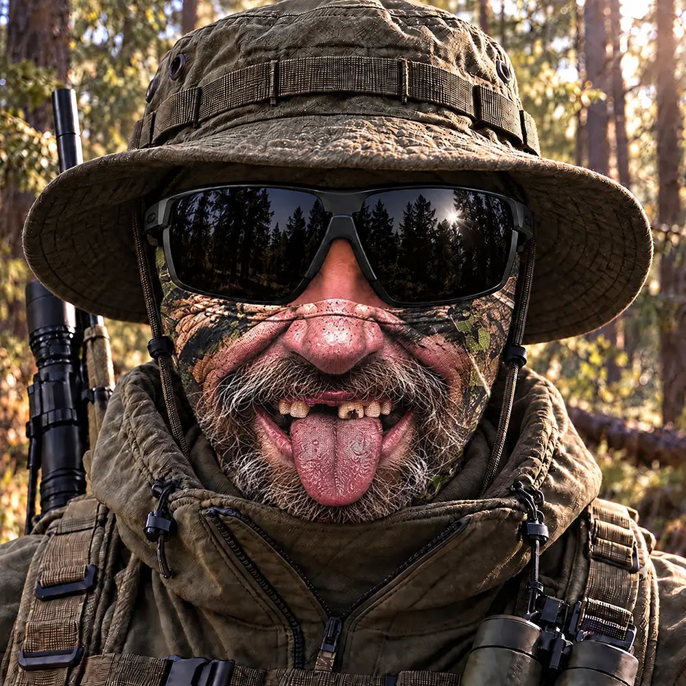 Personalized Funny Realistic Buck, Turkey Head Balaclava Mask, Gag Gift For Hunter 686588 WFD