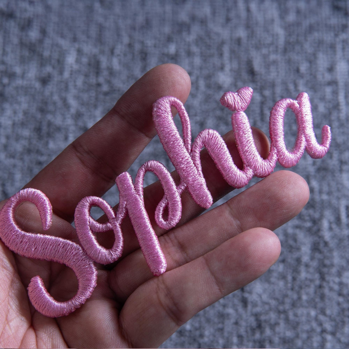 Custom Name Iron On Patch | Personalized Embroidered Name 3D Patches For Backpacks Hats Jackets 686233 WFD