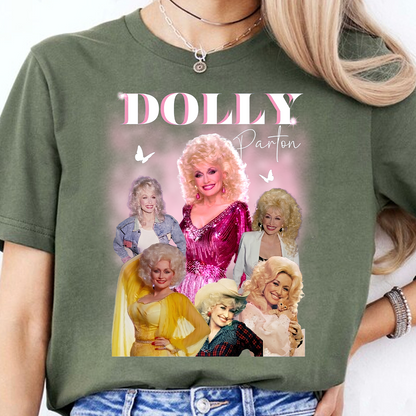 Vintage 90s Bootleg Style Dolly Parton Memorial Shirt - Retro Country Graphic Tee 686048