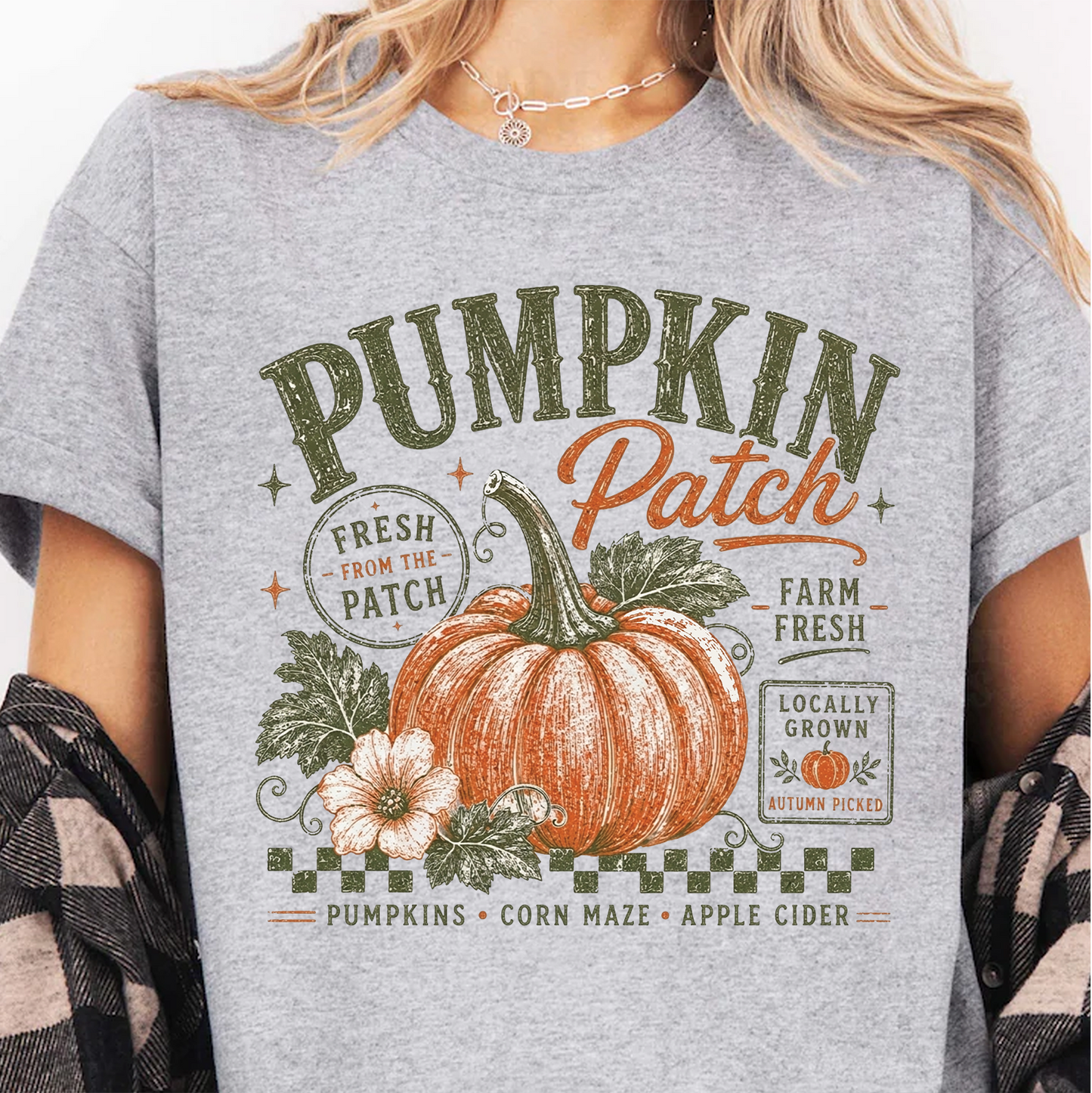 Retro Pumpkin Patch Bright Shirt, Vintage Autumn Shirt Design, Gift For Halloween 685679