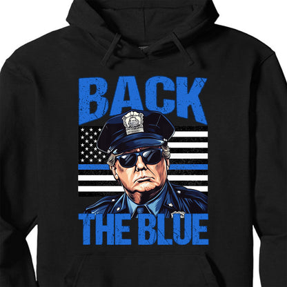 Trump Back The Blue Shirt, Police For Trump Shirt, Trump Cops Shirt, Republican Dark Shirt 681984 - GOP