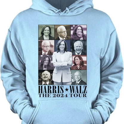 Harris Walz The Eras Tour Shirt | Kamala Harris 2024 Shirt | Tim Walz 2024 Shirt | Democrat Shirt Bright C1461 - KH2