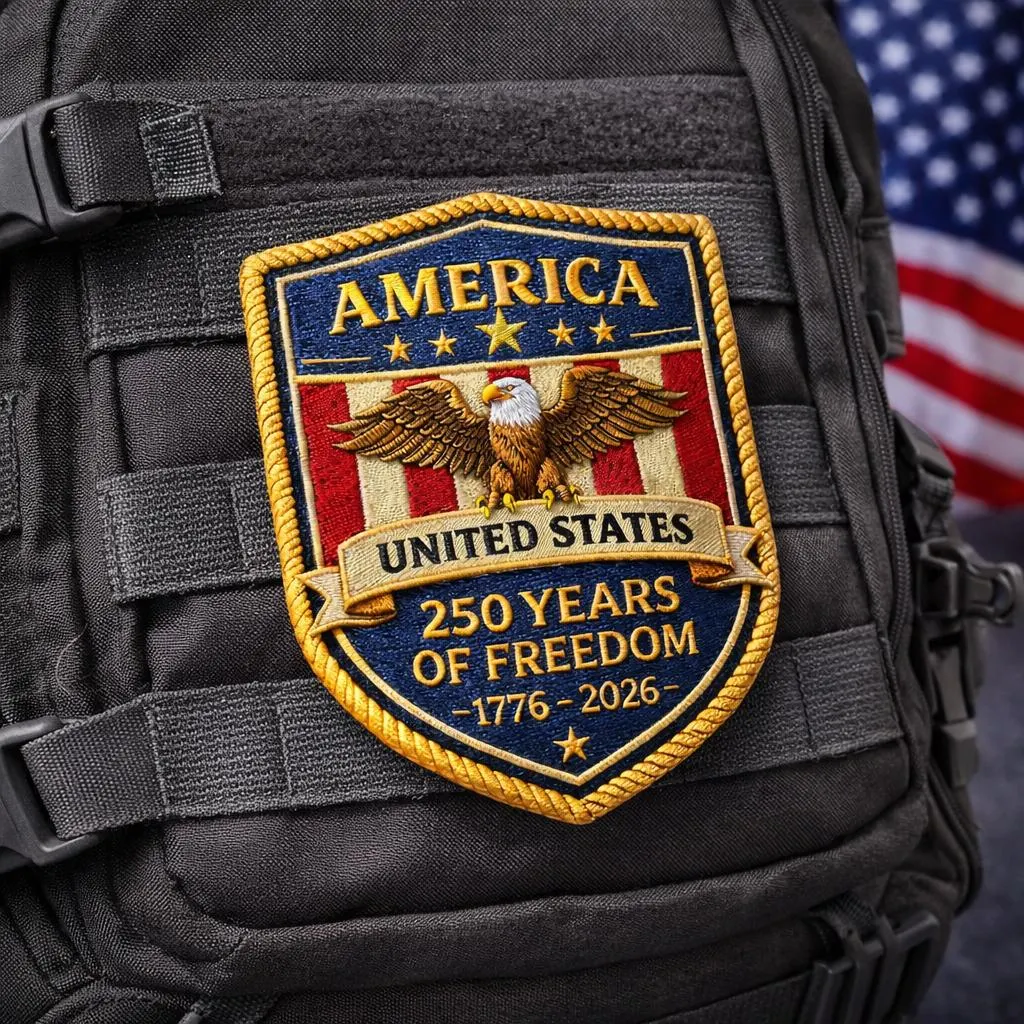 Embroidered USA 250 Anniversary Patch | Patriotic 4th of July Patch 684571