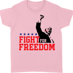 Fight For Freedom | Trump Fight 2024 Shirt Pennsylvania Rally | Shirt Bright C1114 - GOP