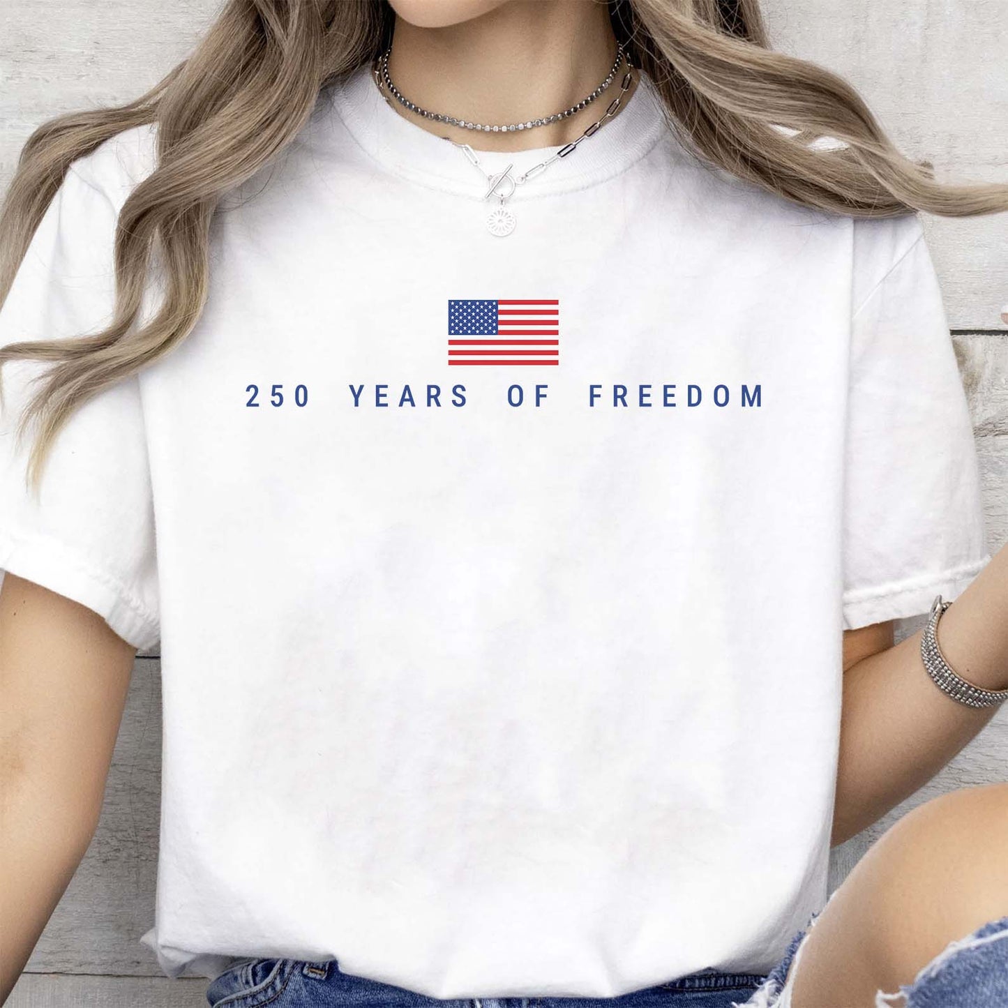 USA 250 Years Of Freedom Shirt, America Independence Day Tee, Patriotic 4th Of July Gift 685430