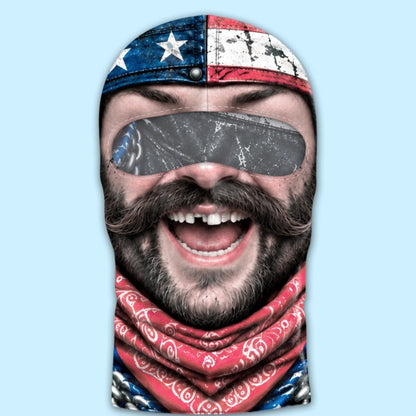 Personalized Funny Skull Biker Balaclava Ski Mask, Gag Gift For Biker 686584 WFD
